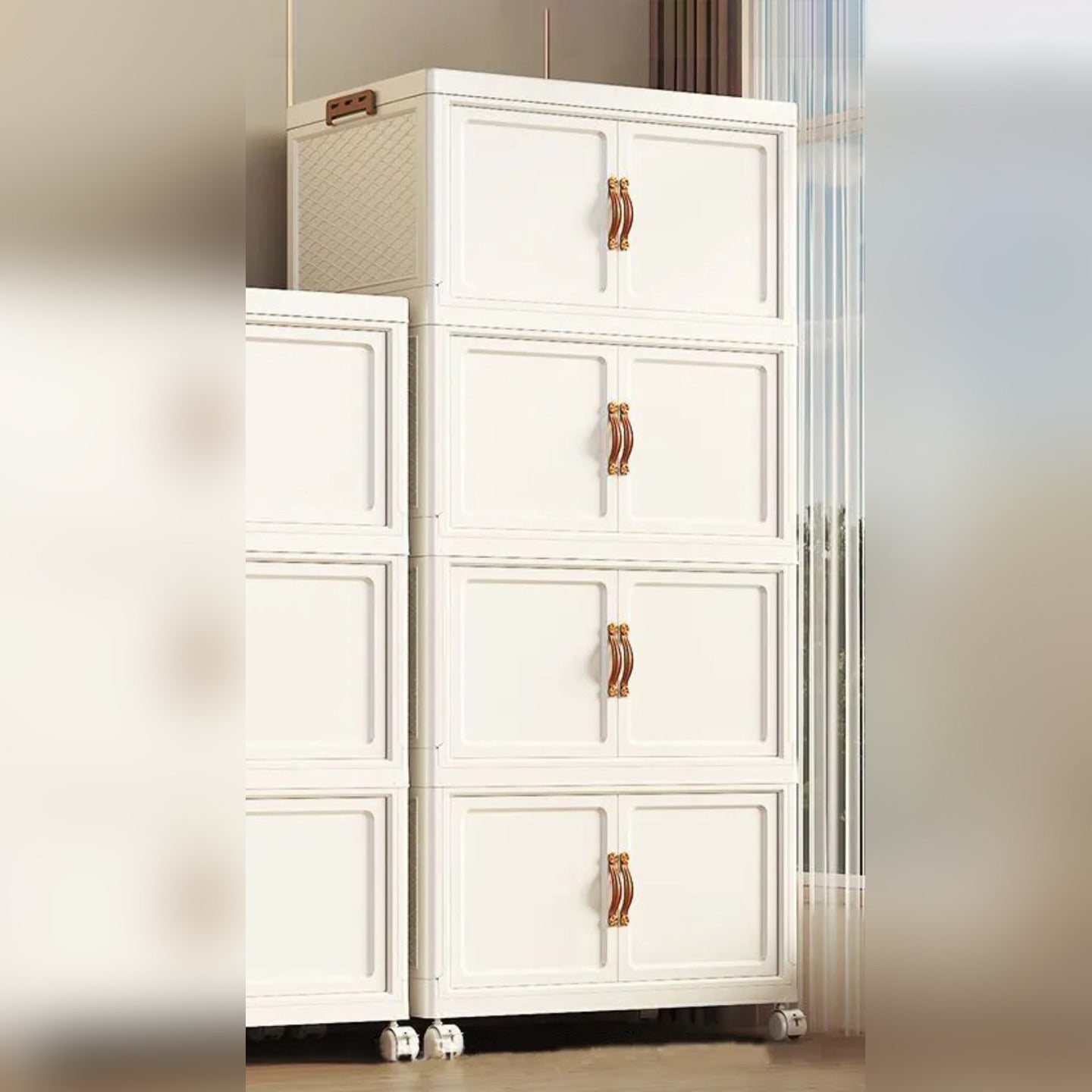 4 Layer Wardrobe Storage Cabinet.