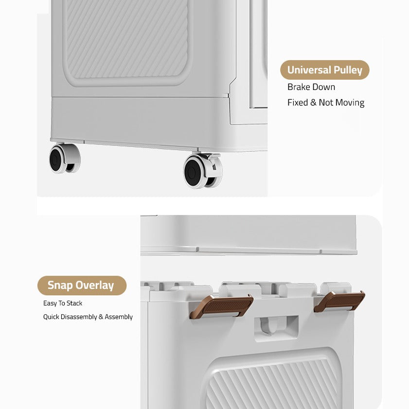 Parts Of Wardrobe Storage Cabinet Shelf Bins.