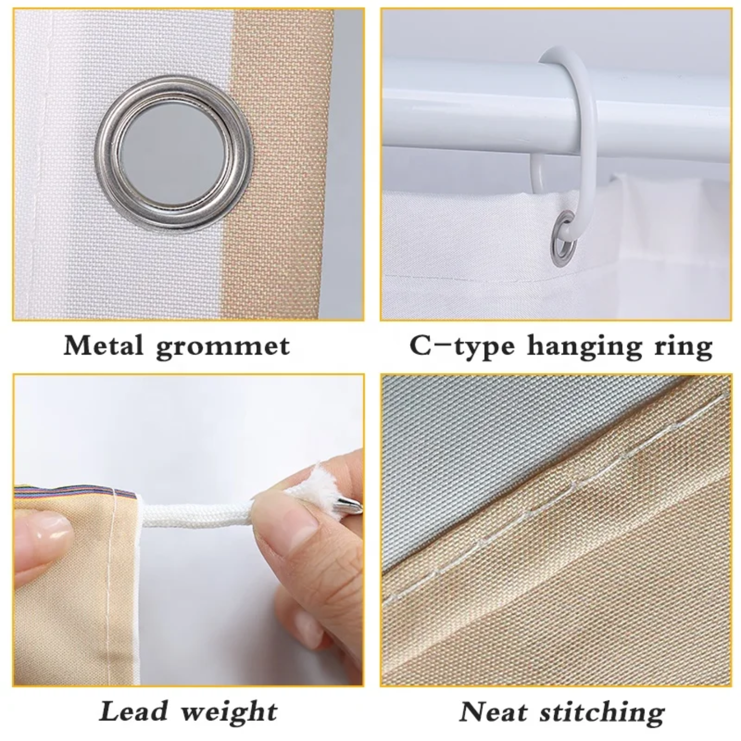 Features Of Waterproof Bathroom Shower Curtain Liner.