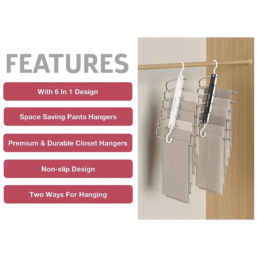 Features Space Saving Wardrobe Hanger