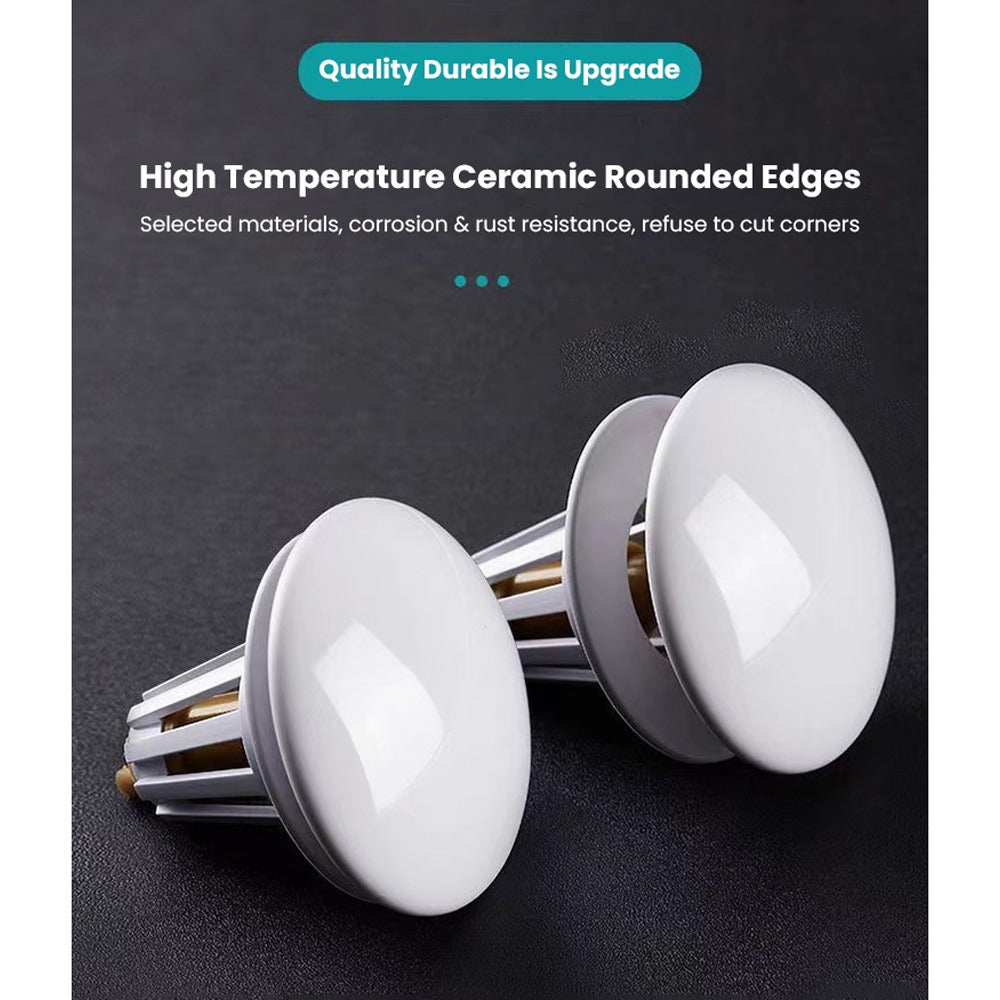 Two pieces of Bathroom Sink Stopper Drain Filter with Hair Catcher