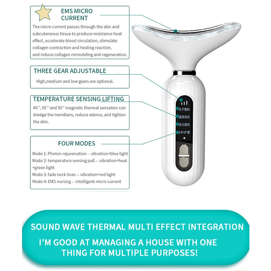High-Frequency Vibration Skin Rejuvenation Device with different features