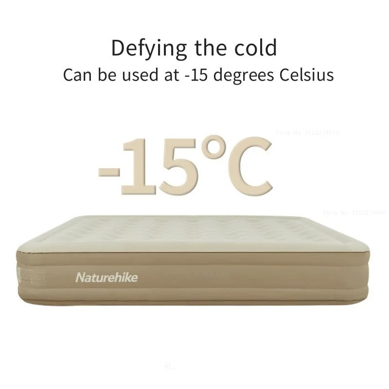 Portable Inflatable Mattress for Outdoor Camping Travel with Built-in Inflating Pump