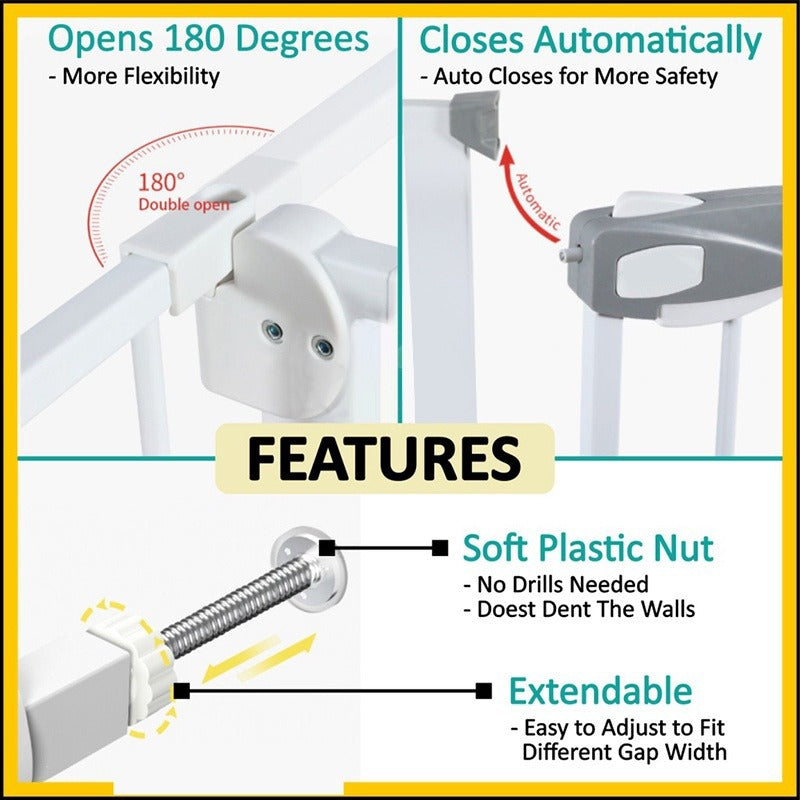 Image explaining the features of Children Safety Gate in short