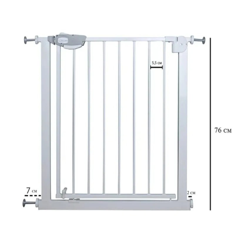 Showcasing Children Safety Gate with its size