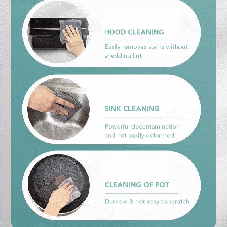 Uses and functions of 1 Roll/25pcs Disposable Kitchen Cleaning Cloth Roll