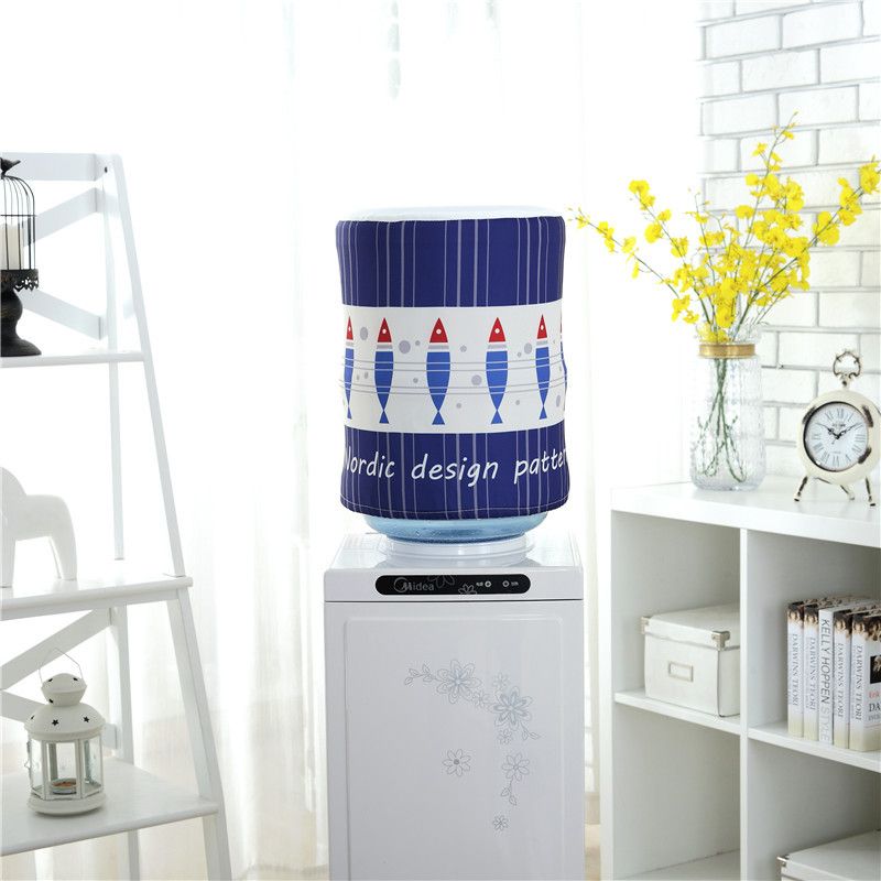 5 Gallons water bottle can covered neatly using Fish design Water Dispenser Can Cover