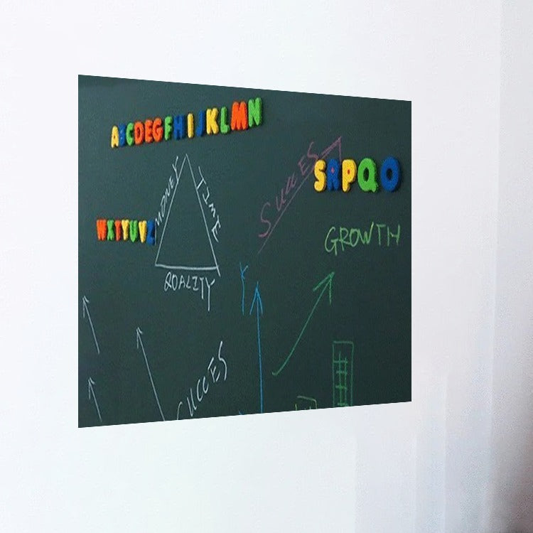 A Chalkboard Wall Sticker sticked on a wall