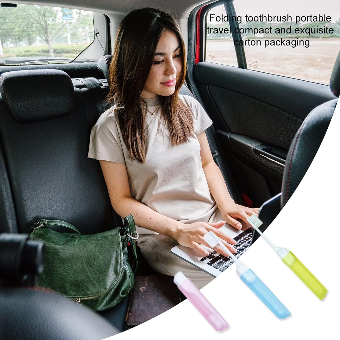 Image showing Foldable Toothbrush usable in travel