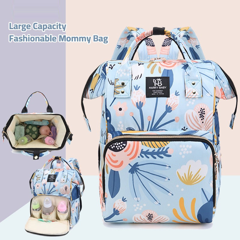 Image displaying the interior and exterior of Mother Backpack Bag