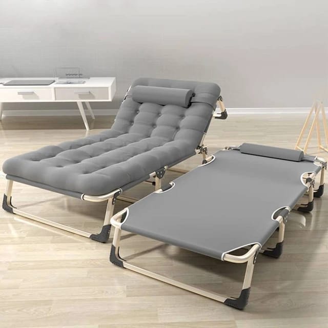  Two Sun Lounger Recliner Bed placed in a room