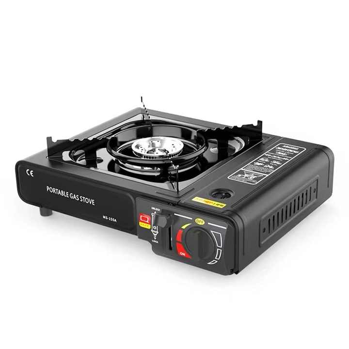 Portable Gas Stove with Carrying Case for Outdoor Camping, Hiking, Picnics