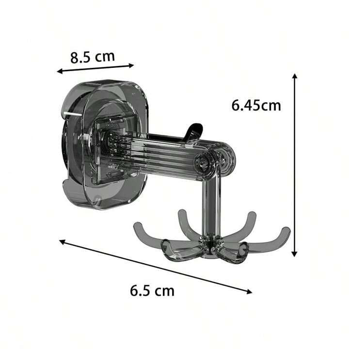size of 360° Rotatable Suction Cup Hook