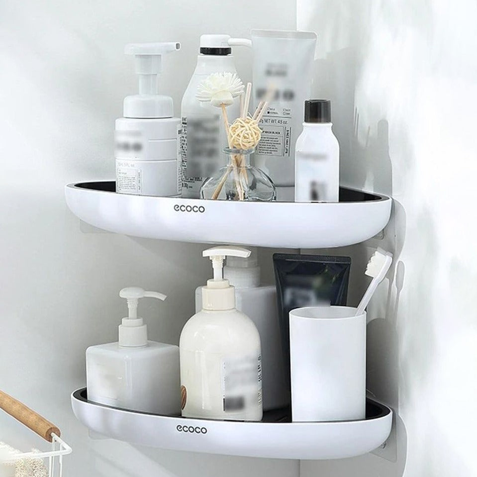 bathroom corner storage rack
