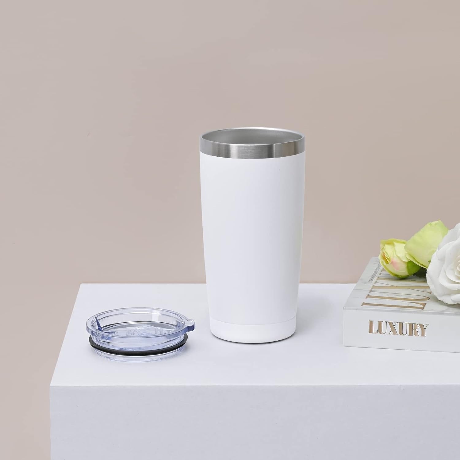 Stainless Steel Thermal Travel Mug with Lid