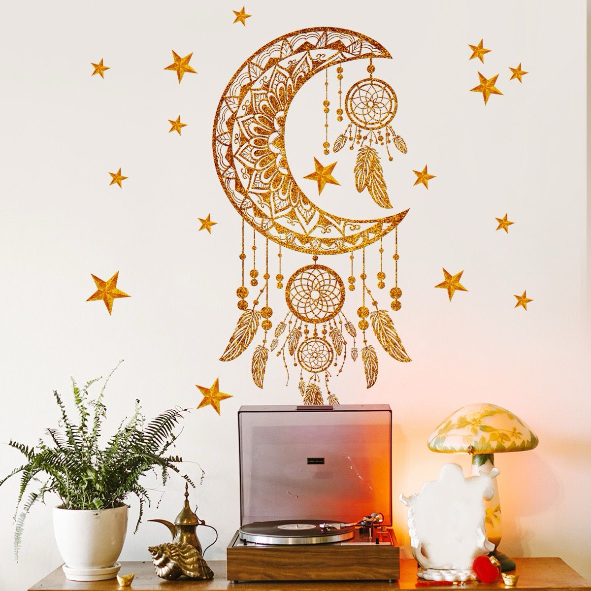 size of Eid Mubarak Ramadan Wall Sticker