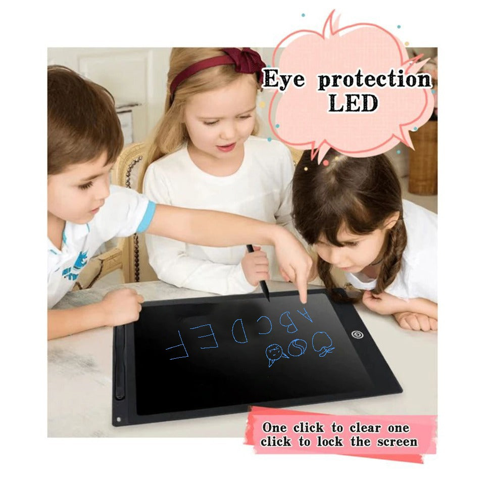 children spending their time in on LCD Writing Tablet