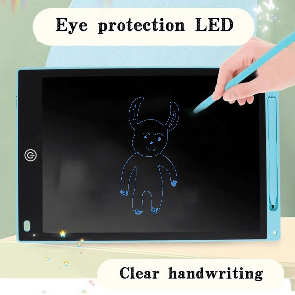 someones drawing in on LCD Writing Tablet