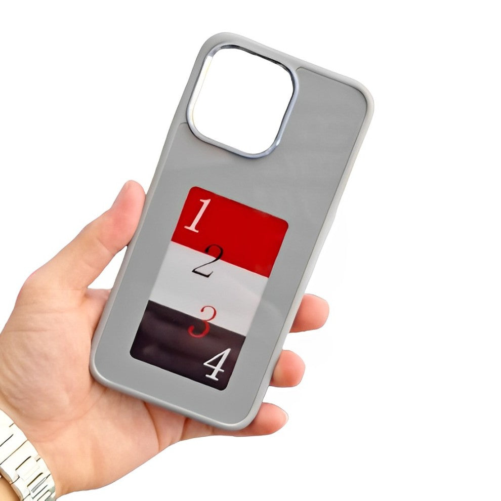man holding iPhone 15 Pro and 15 Pro-max Display Phone Case