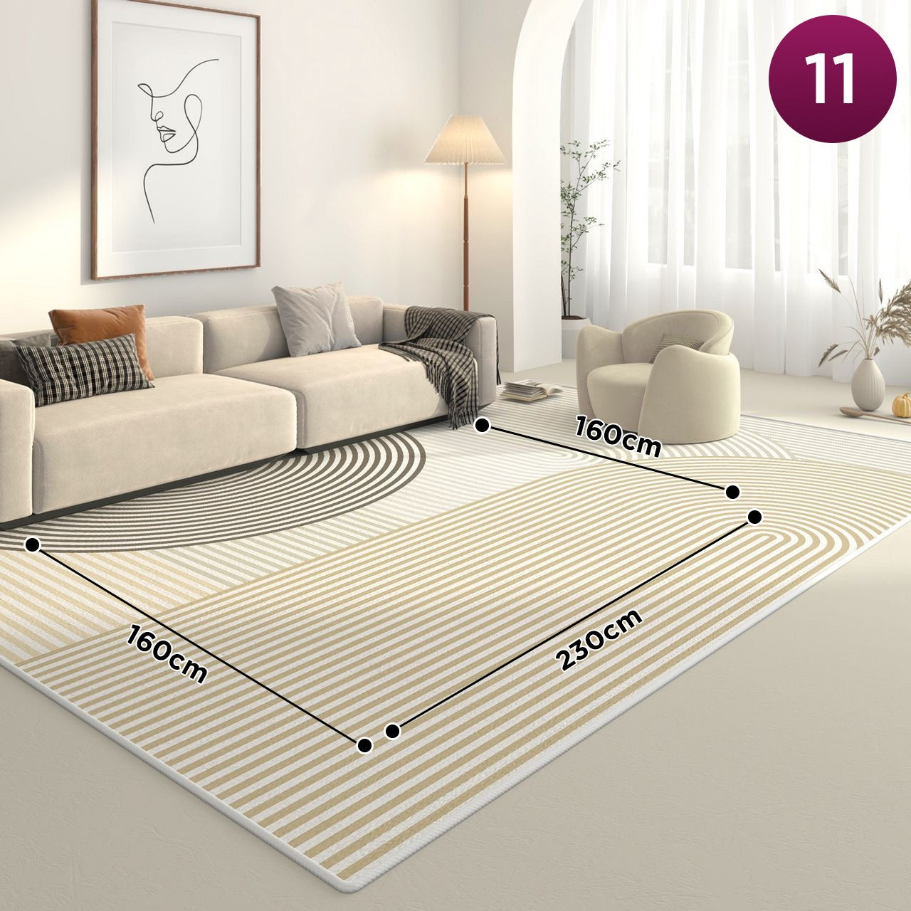 Non-Slip Floor Mat Rug