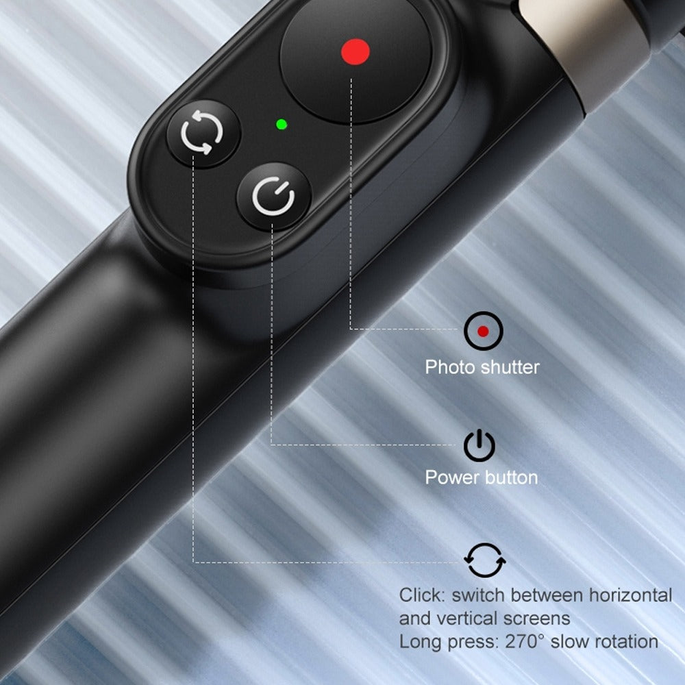detail of Momax One Click Rotation Selfie Stable