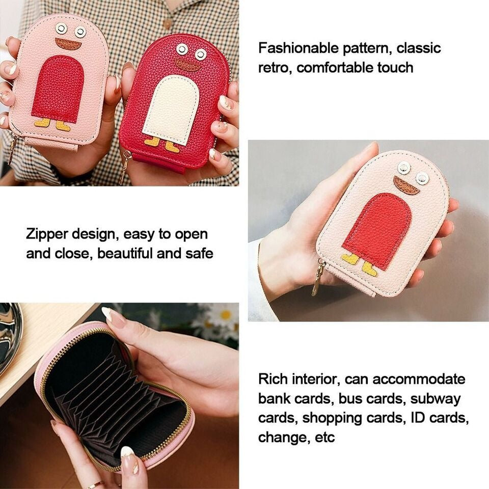 details of Penguin Credit Card Coin Wallet