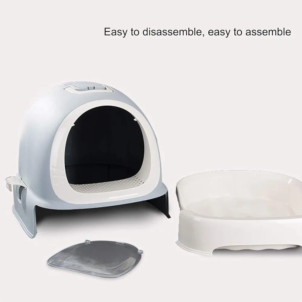 Assembly of Cat Litter Box.