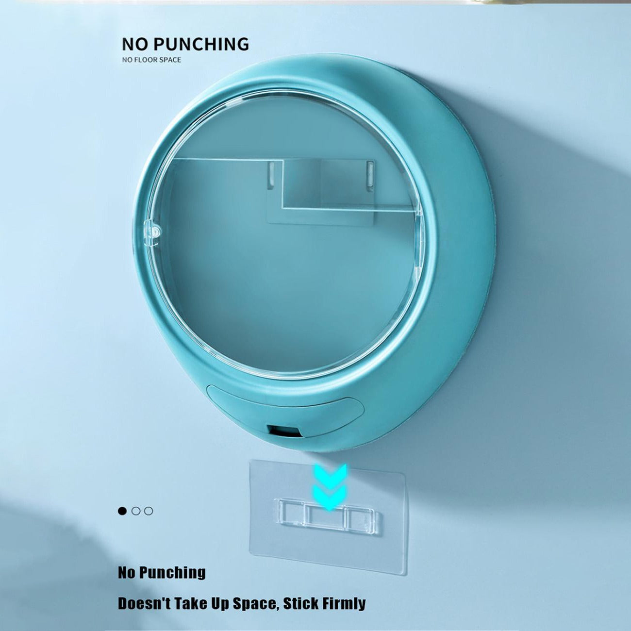 Wall Mount Large Capacity Bathroom Cosmetics Storage Box