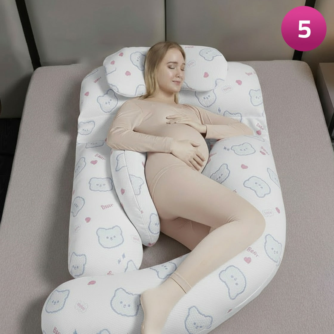 Pregnancy Pillow, Soft Maternity Body Pillow, Maternity Support Sleeping Pillow