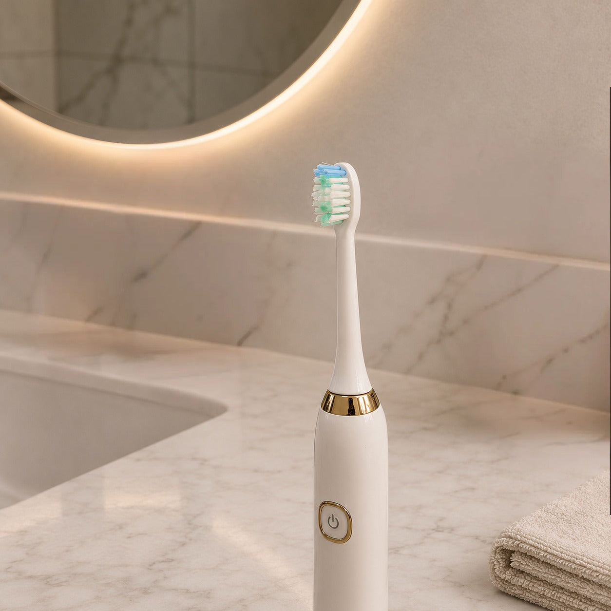 Electric Toothbrush with 5 Brushing Modes, Wireless Charging