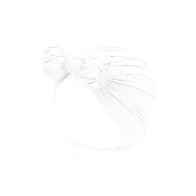 White Soft Baby Headband.