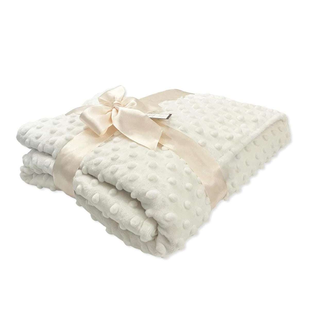 Off White Super Soft Newborn Baby Swaddle Blanket.