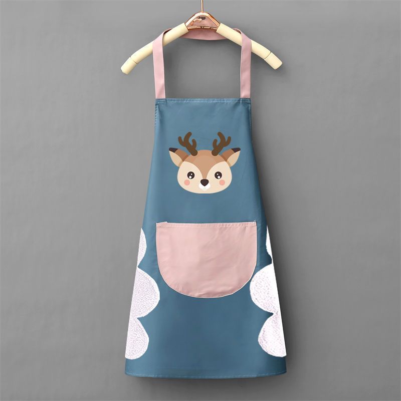 Wipeable Apron For Kitchen.