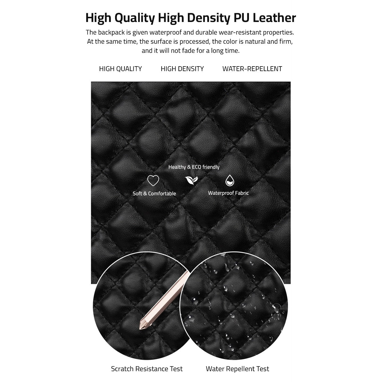 Picture Describes the Material Quality Of Women Tote Lunch Bag.