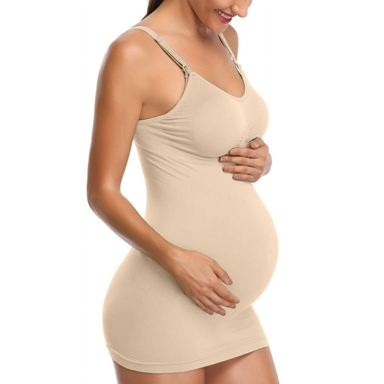 Women Wearing Nursing Camisole.