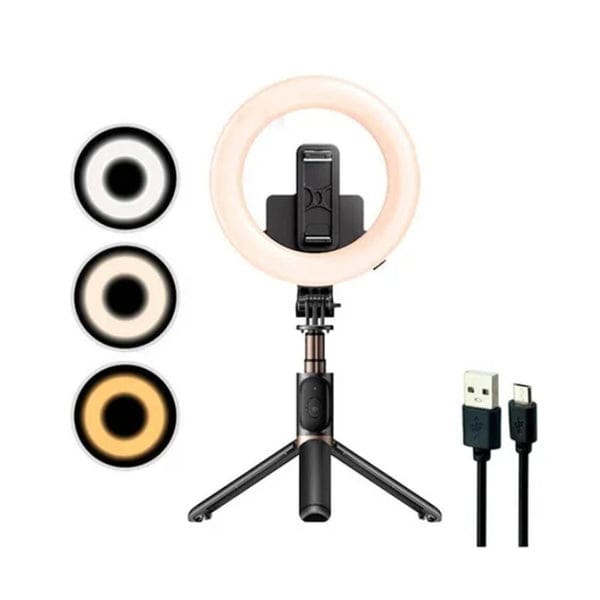 YESIDO Selfie Stick With Wireless Ring Light.