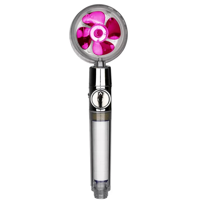 360° Rotating Pressure Adjustable Shower Head with Water Filter