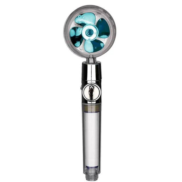 360° Rotating Pressure Adjustable Shower Head with Water Filter
