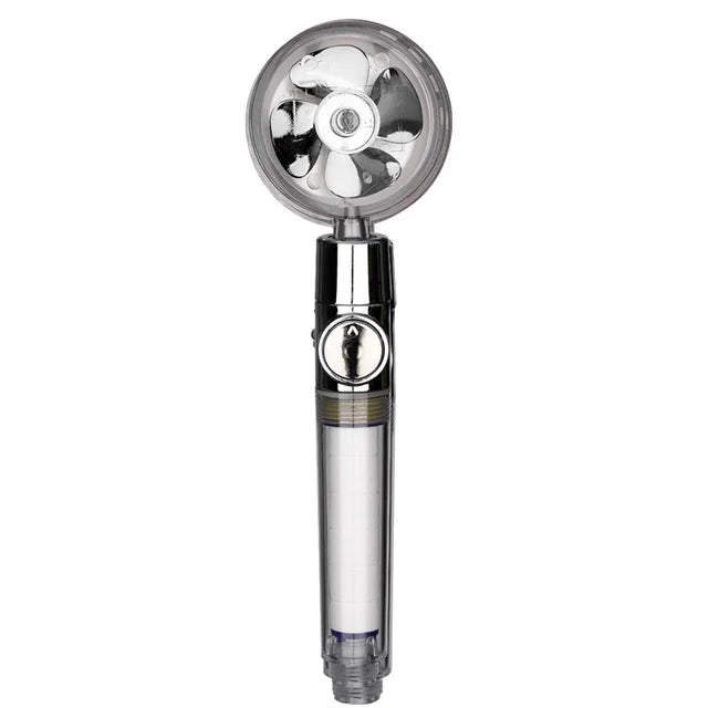 360° Rotating Pressure Adjustable Shower Head with Water Filter