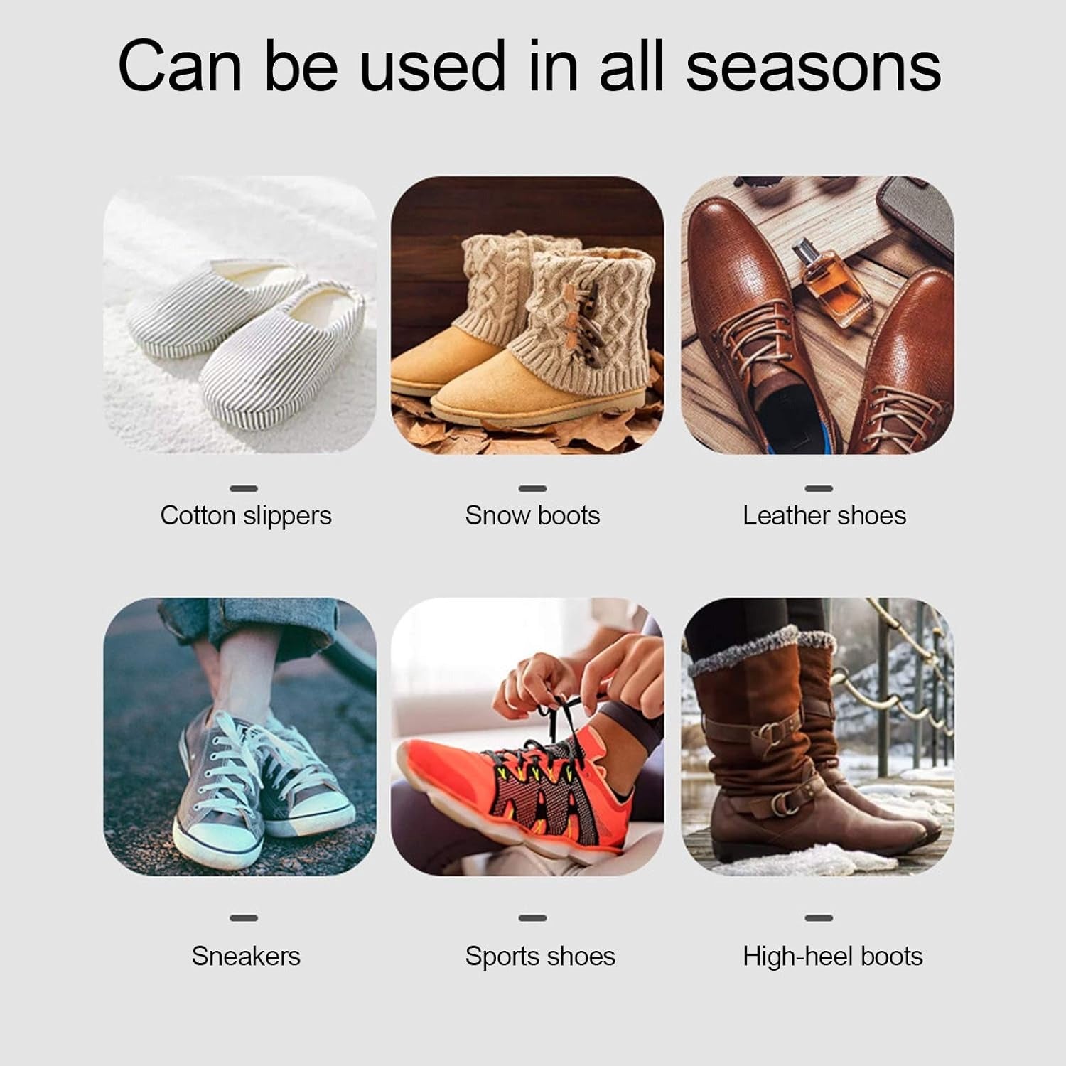 Electric Shoe Dryer can be used in all season