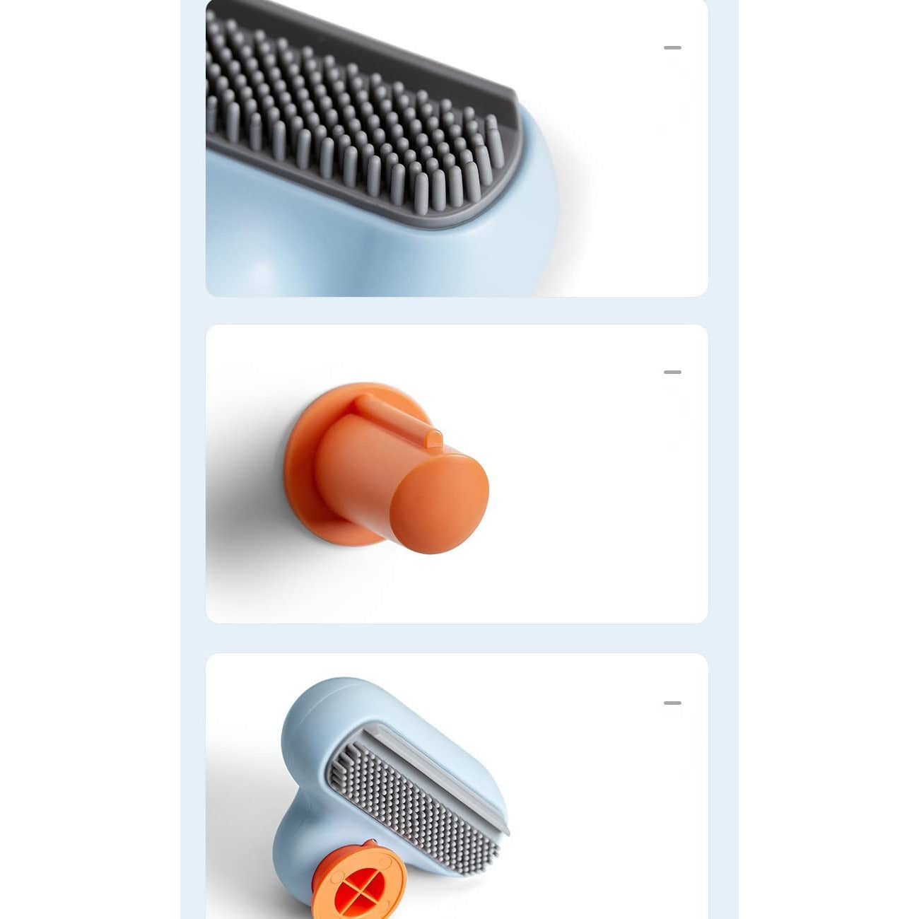 Glass Mirror Cleaning Mini Wiper Brush in blue color