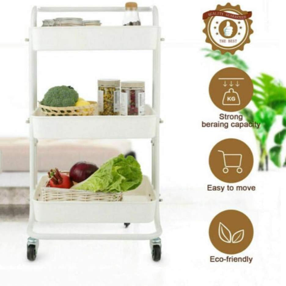 details of 3-Tier Trolley Cart Organizer