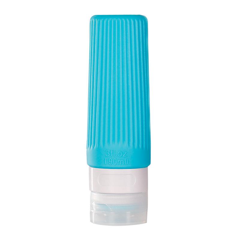 Blue Travel Toiletry Bottle.