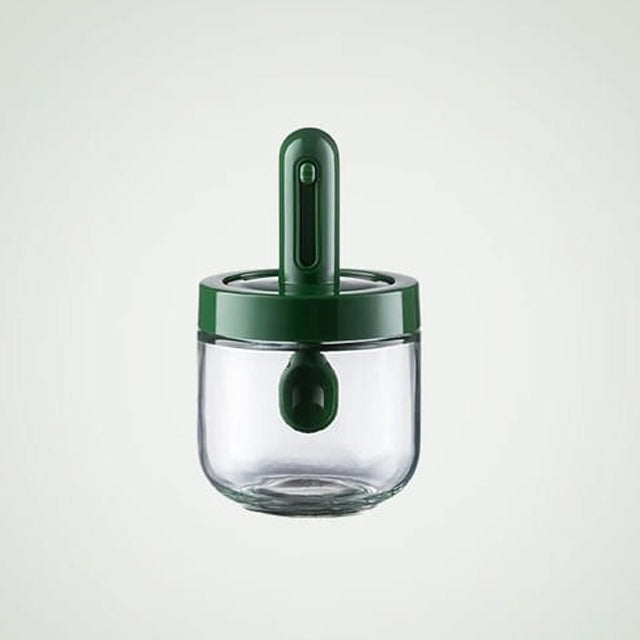 Green Spice Storage Bottle for Kitchen.