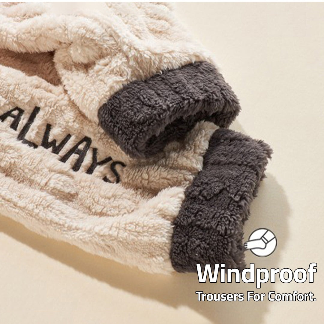 black winter nightwear