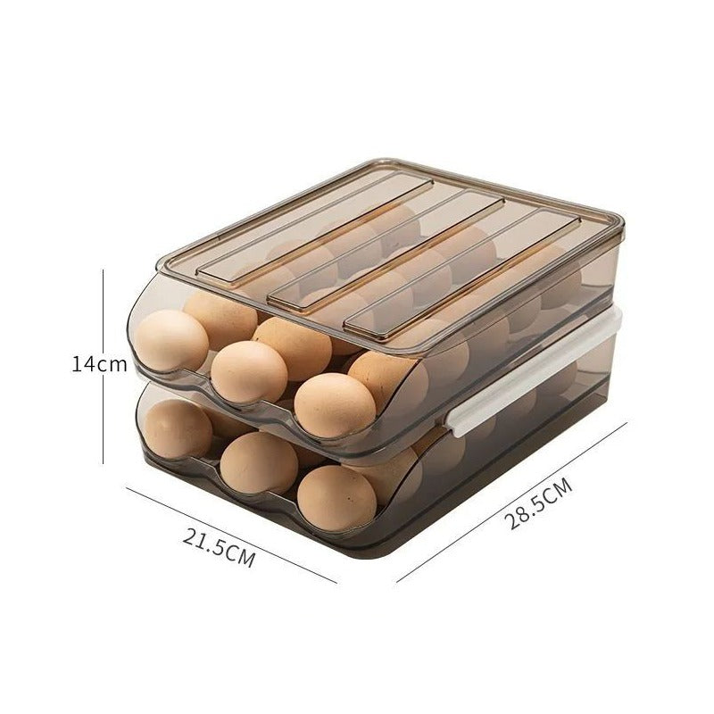 Multi Layer Auto Scrolling Stackable Egg Rack