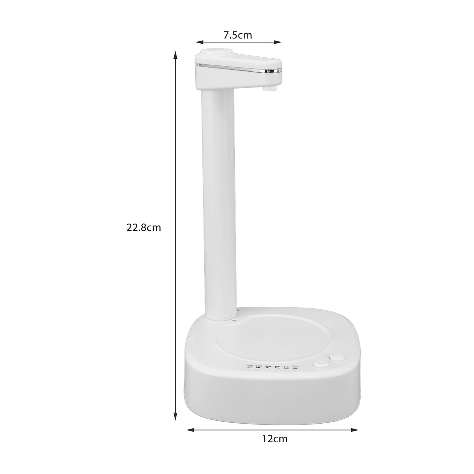 size of desktop water dispenser