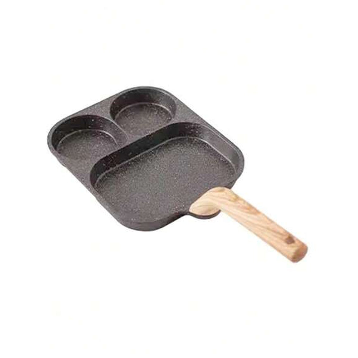 2 in 1 egg pan displayed in white background