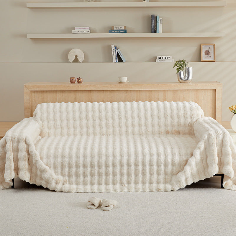 off white Super soft couch cover