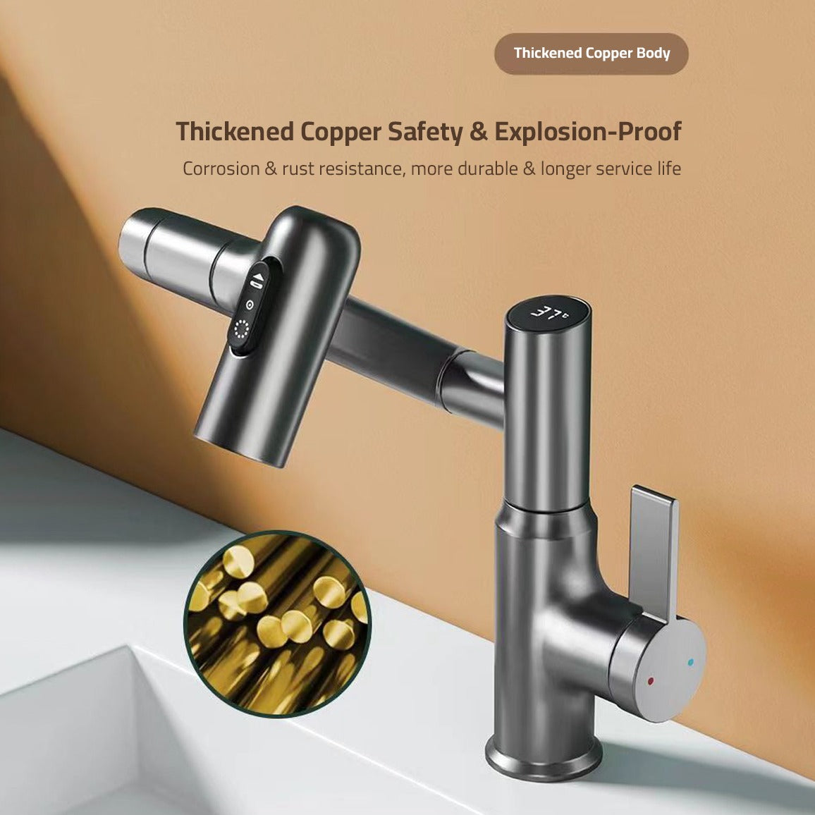 Bathroom Washbasin Mixer Tap.